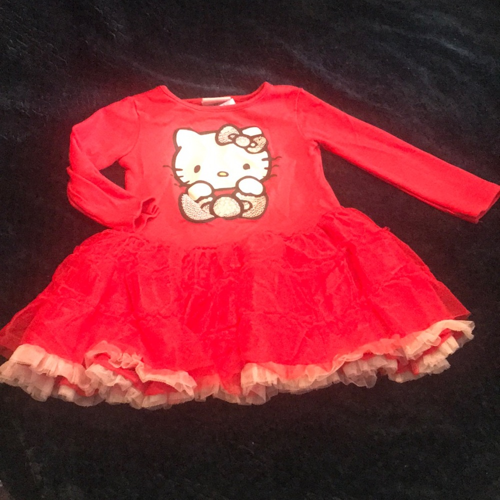 Red Hello Kitty Ruffle Dress